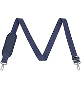 RAINYEAR 59 Inch Shoulder Strap for Bag, Adjustable Soft Padded Replacement Shoulder Strap with M...