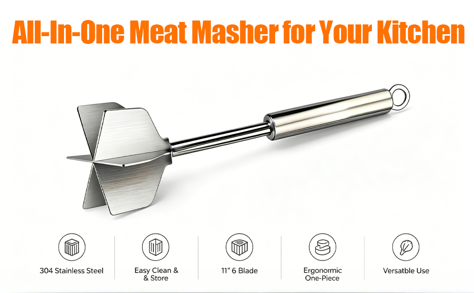 All-In-One Meat Masher for Your Kitchen