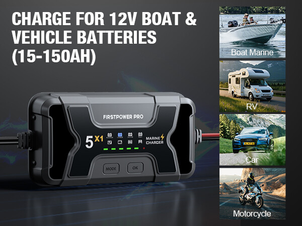 marine battery charger 12v