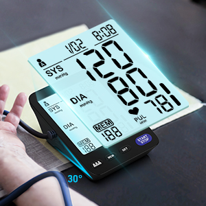 Accurate, Well-fitting &amp; Easy for Home Use, Vortisanery Blood Pressure Monitor with 2 Size Cuffs