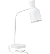 TORCHSTAR Metal Desk Lamp Aesthetic, Vase Shape Design, E26 Base, Max 60W Modern Goose Neck Task ...