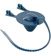 Eastman 48551 Universal Toilet Tank Flapper with Fiber Strap, 2 inch, Blue
