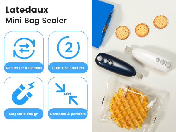 2 in 1 Type-C Rechargeable Heat Sealer and Cutter