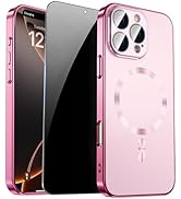 ZOZDOKG Magnetic for iPhone 16 Pro Max Case with Privacy Screen Protector & Camera Protection, Me...