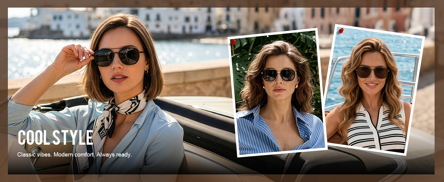 black sunglasses