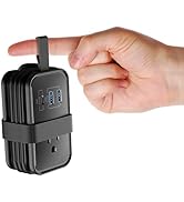 Travel Charger for Multiple Devices, Flat Plug Power Strip 3ft Adapter Extension Cord, 3 AC Outle...