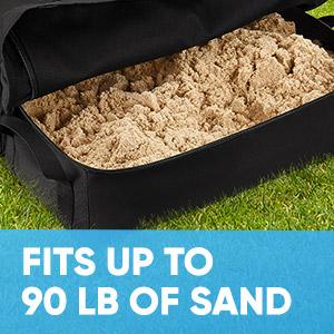 Square Detachable Base weight in Zipper
