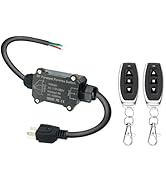 NEWNEWLIU AC110V Forward and Reverse Remote Control Switch,Waterproof Remote Control Switch with ...