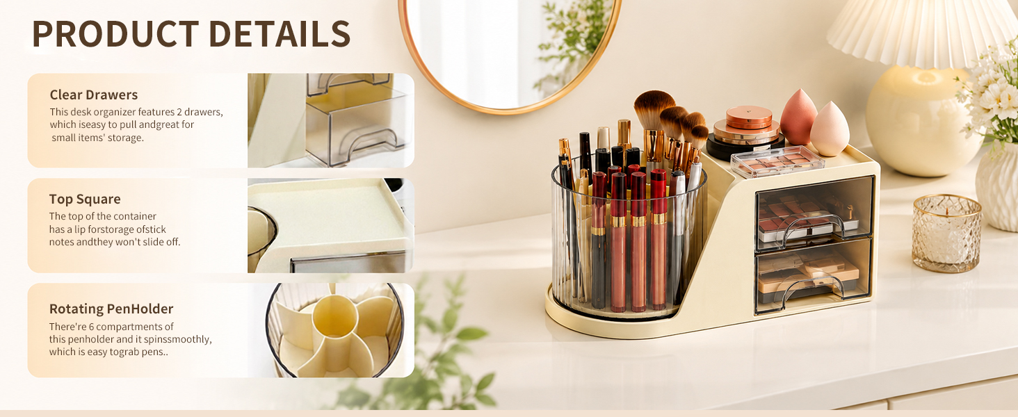 Makeup Brush Holder Organizer