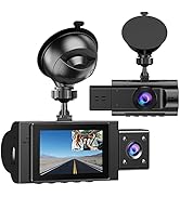 Dual Dash Cam Front and Inside FHD 1080P Dashcams for Cars with Infrared Night Vision Car Camera ...