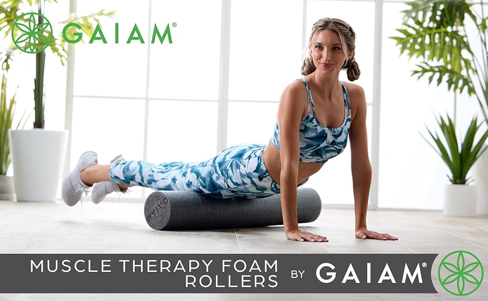 Gaiam restore muscle therapy foam rollers, foam roller, yoga roller
