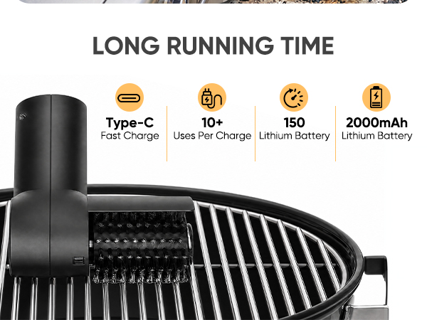 clean lock grill brush