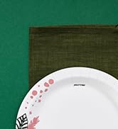 JOLLY CHEF 140 Count Paper Plates 10 inch Soak Proof, Cut Proof, Heavy Duty Flower Printed Dispos...