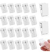 20 Pieces Self Adhesive Clips, Tapestry Clips Sticky Clips Wall Clips Photo Clips Poster Clips Pl...