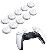 NEWDERY Joystick Replacement Grip Caps for PS4/PS5 Controller, for PS4/PS5 Thumb Grips Caps, Anti...