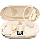 CuiSuto Open Ear Earbuds Wireless Bluetooth Headphones, 60Hrs Playtime Stereo Sound Earphones wit...