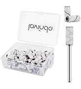 Lavinda Sanding Bands for Nail Drill with 3.1mm Mandrel Bit, 80 Piece Set Mini Small Sanding Band...