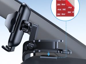 dashboard clip phone holder