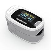 CONTEC CMS50NA Pulse Oximeter Fingertip Blood Oxygen Saturation Monitor SpO2 and PR Value Wavefor...