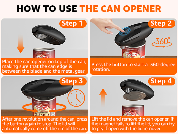 countertop electric can openers kitchen aid can opener rechargeable can opener electric can openers
