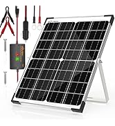 SOLPERK 25W Solar-Battery-Charger-Maintainer-12V Waterproof Solar Panel Trickle Charger for for C...