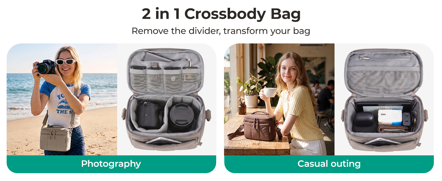 2 in 1 Crossbody Bag