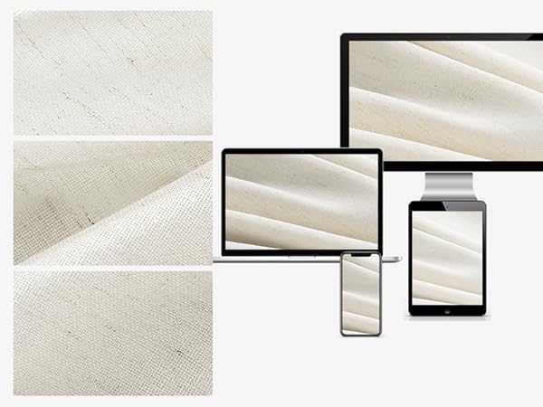 blackout linen curtain