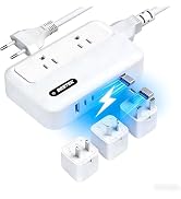 BESTEK 220v to 110v Converter with USB C 35w, 300W AC Peak Voltage Converter US to Europe, Univer...