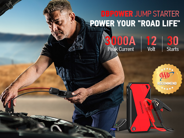DBPOWER car battery jump starter