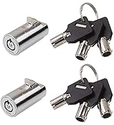 ABuff High Security Vending Machine Lock and Key, 2-Pack Soda Machine Lock for Coke Machine, Peps...