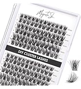 Lash Clusters 144 Pcs Individual Lashes Clusters Eyelash Extensions False Eyelashes DIY Wispy Flu...