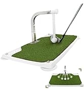 Golf Swing Trainer - Golf Training Equipment with 5 Height Adjustments - Iron and Club Practice S...