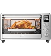 TOSHIBA ChefFry Air Fryer Toaster Oven Combo, 26.4 QT Large Capacity, 12-in-1 Countertop Toaster ...