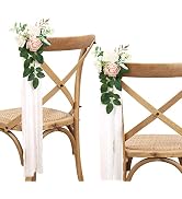 DreamBuilt Wedding Aisle Decorations for Wedding Ceremony Set of 10 Pew Flowers for Church Chair ...