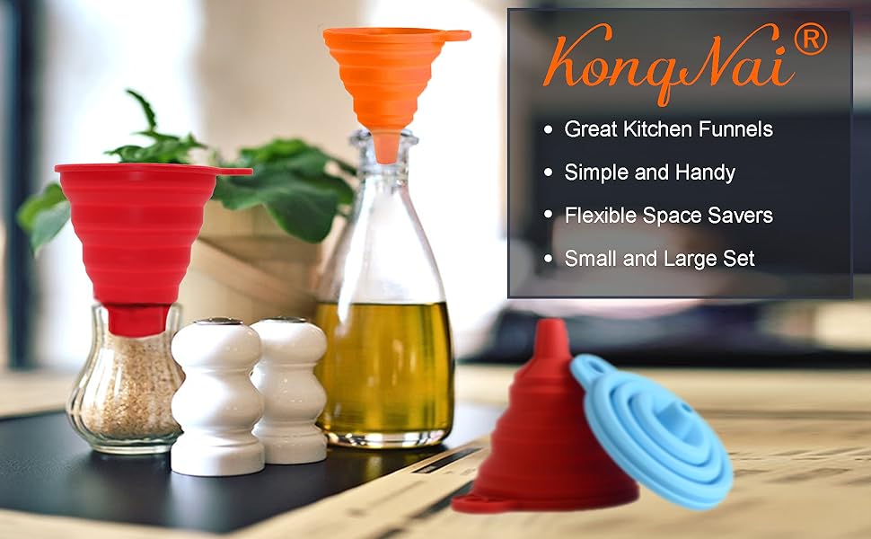 Silicone Collapsible Funnel