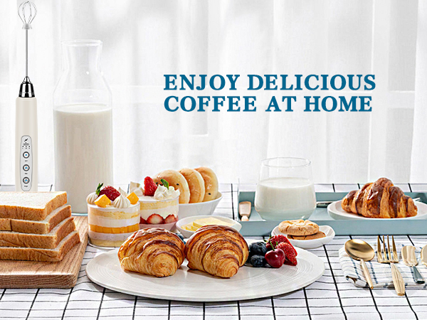 Milk Frother Handheld for Coffee