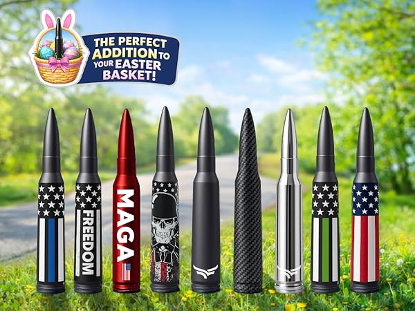 jeep wrangler 2007+ bullet antenna