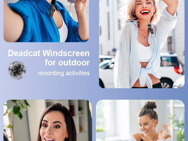 Wireless Lavalier Microphones for iPhone