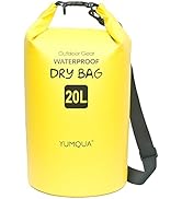 YUMQUA Waterproof Dry Bag Backpack 5L/10L/20L/30L/40L, Roll Top Floating Waterproof Storage Bags ...