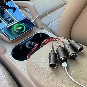 1 to 4 Car Cigarette Lighter Splitter