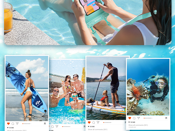 CACOE Floatable Waterproof Phone