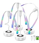 TriPole Fly Fans for Tables, 2000mAh Rechargeable Battery Operated Food Fan Lasts 20 Hrs with LED...