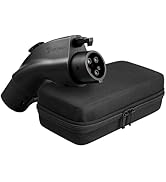 Maoershan Hard Travel Protective Adapter Case Compatible with Tesla J1772 EVs to J1772 Charging A...