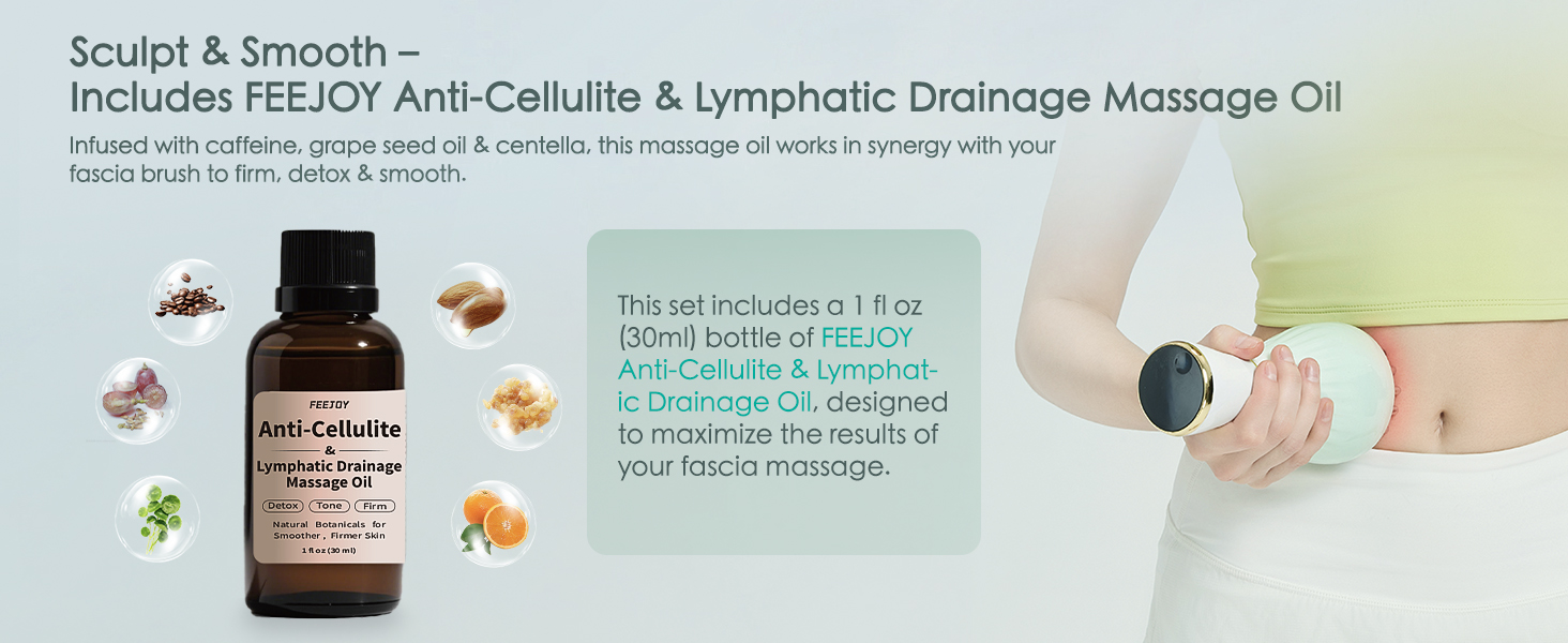 Lymphatic Drainage Massager &amp;amp; Cellulite Massage Tool
