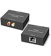 Hi-Fi Audio Balun, 2 Packs Stereo RCA to Stereo RCA Audio Extender Stereo Analog Audio Extender, ...