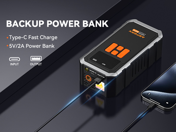 portable air compressor as power bank