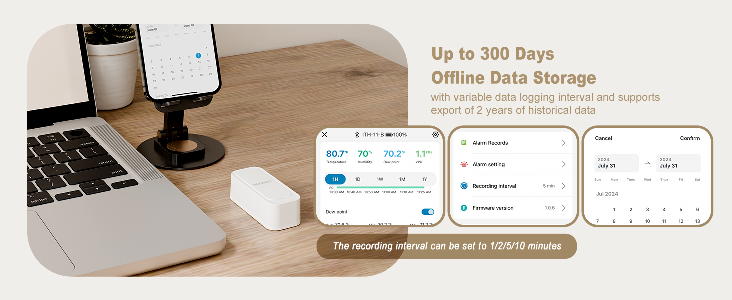 temperature and humidity monitor