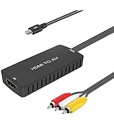 LVY HDMI to RCA Converter, HDMI to Composite Video Audio Converter Adapter, HDMI to AV, Supports ...