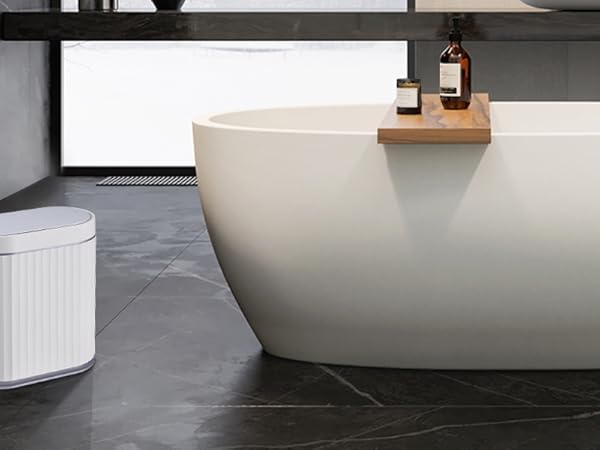 bathroom garbage can