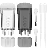 2 PCS Minoxidil Applicators with Cleaning Brush and Dropper, Anglecai Scalp Applicator Comb for H...